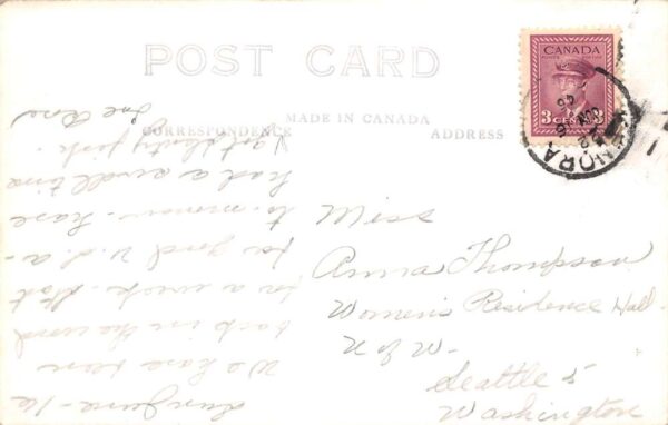 Nestor Falls Ontario Canada Red Deer Lodge Real Photo Vintage Postcard AA99199 - Image 2