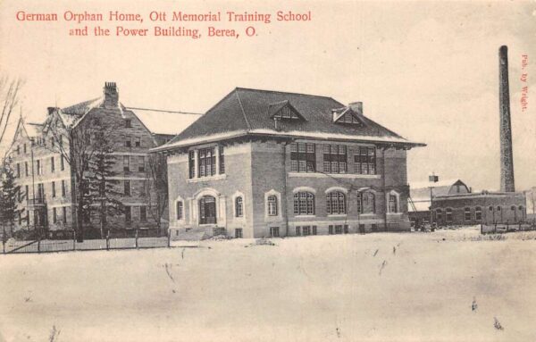 Berea Ohio German Orphan Home Ott Memorial Training School Postcard AA99212