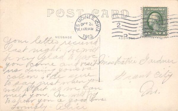 Colfax Iowa Shunk River Bridge Real Photo Vintage Postcard AA99217 - Image 2