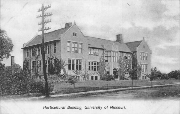 Columbia Missouri University Horticultural Bldg Vintage Postcard AA99224