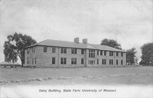 Columbia Missouri University State Farm Dairy Bldg Postcard AA99225
