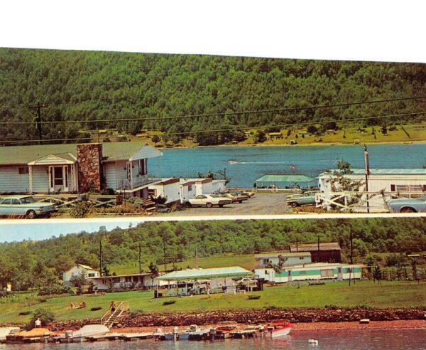McHenry Maryland Del-Wanda Motel Deep Creek Lake Vintage Postcard AA99329
