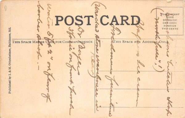 Port Deposit Maryland Main Street Ice Gorge Vintage Postcard AA99469 - Image 2