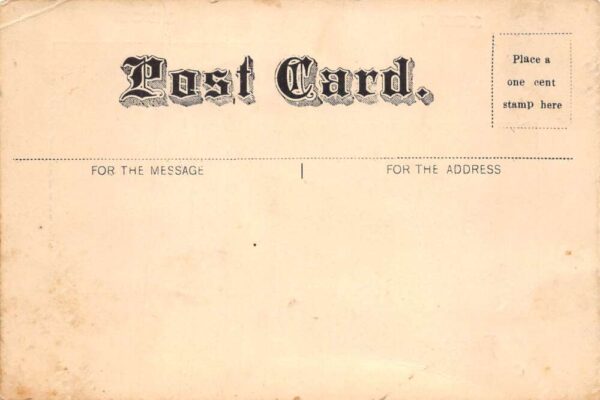 Howell Michigan Presbyterian Church in 1838 and 1908 Vintage Postcard AA99490 - Image 2