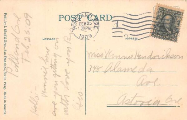 Portland Oregon Greetings Multiview Angels Postcard AA99504 - Image 2