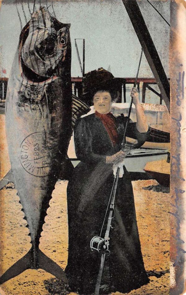 Santa Catalina California Tuna Fishing Rod and Reel Lady Fisher PC AA99543