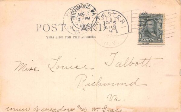 Webster New York Nine Mile Point Rowing Real Photo Postcard AA99589 - Image 2