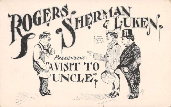 Rogers Sherman and Luken Presenting a Visit to Uncle Artist Signed PC AA99598