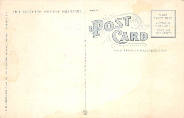 Chicago Illinois Fort Dearborn Trust Savings Bank Waiting Room Postcard AA99610 - Image 2