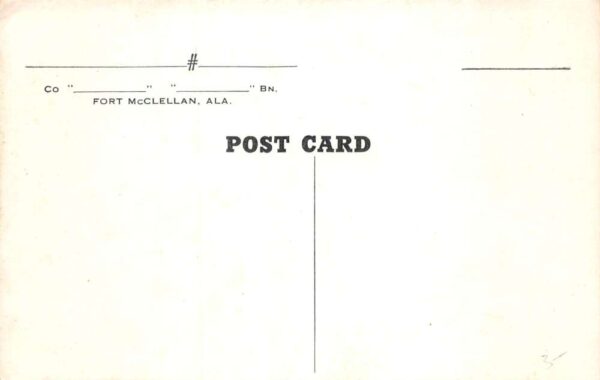 Fort McCLellan Alabama Chapel of the Chimes Vintage Postcard AA99620 - Image 2
