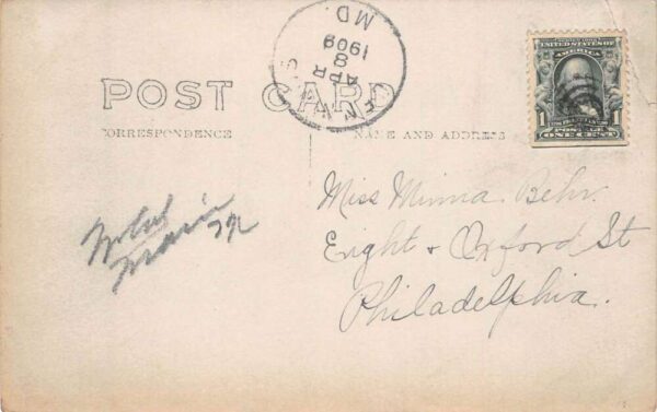 Newport Oregon Harbor Birds Eye View Real Photo Vintage Postcard AA99703 - Image 2