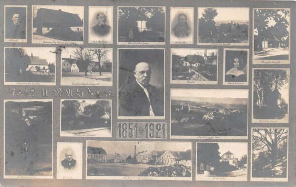 Hronov Czechoslovakia Multiview Alois Jirasek Writer Real Photo PC AA99713