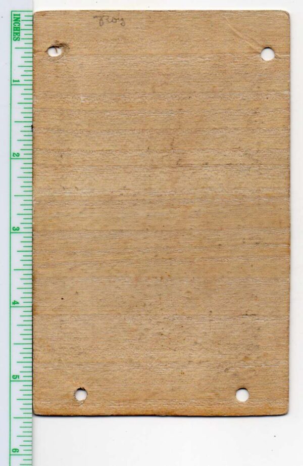 Newport Oregon Lighthouse Wood Hand Made Vintage Non PC AA99722 - Image 2