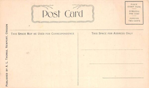 Newport Oregon Jump-Off Joe Scenic View Vintage Postcard AA99733 - Image 2