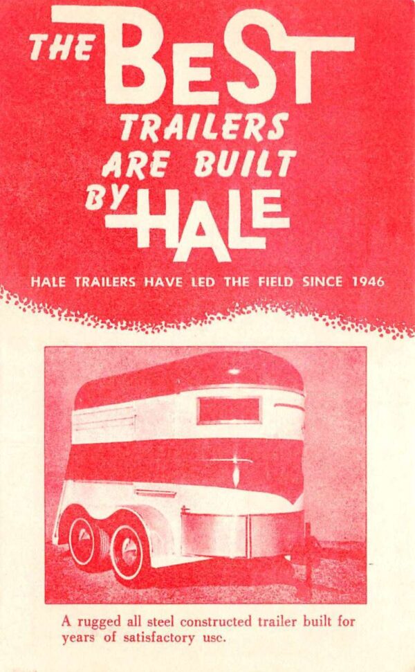 Abilene Texas Hale Trailer Sales Vintage Postcard AA99773