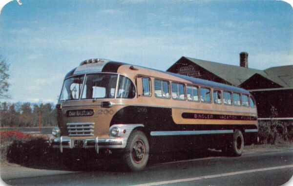New York City Bingler Vacation Tours Bus Vintage Postcard AA99781