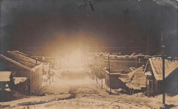 Sumpter Oregon 1907 New Years Explosion Disaster? Real Photo Postcard AA99827