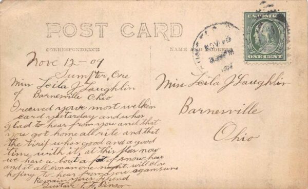 Sumpter Oregon 1907 New Years Explosion Disaster? Real Photo Postcard AA99827 - Image 2