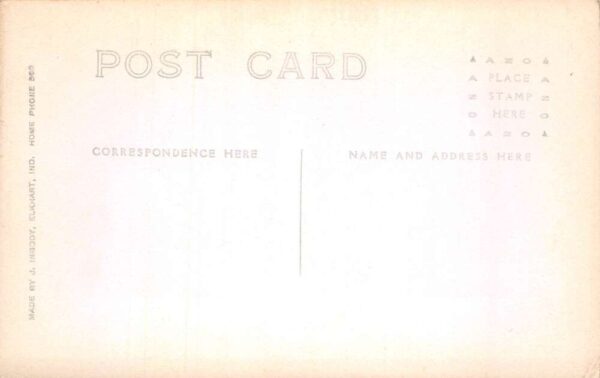 Elkhart Indiana Presbyterian Church Real Photo Vintage Postcard AA99835 - Image 2