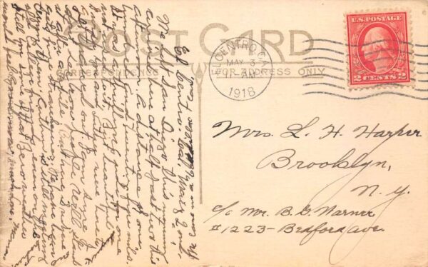 El Centro California Main Street West from 5th Street Vintage Postcard AA99881 - Image 2