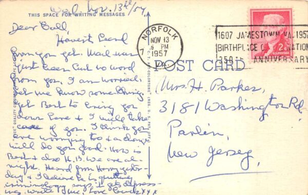 Ivanhoe Virginia Greetings Cows Farmland Scenic Vintage Postcard AA99898 - Image 2