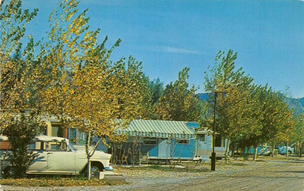 Parker Dam California Big Bend Resort Trailer Park Vintage Postcard AA99909