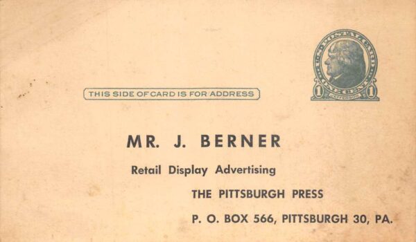 Pittsburgh Pennsylvania hallicrafters TV Television Ad for Newspaper PC AA99917 - Image 2