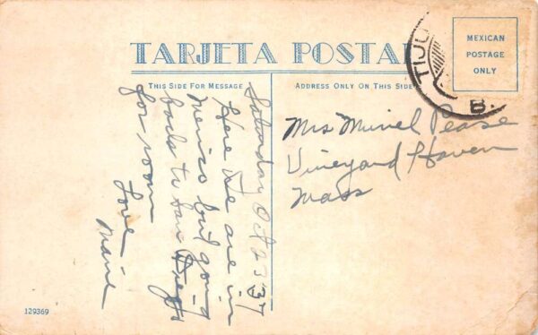 Tijuana Mexico Silvestre Curio Store Vintage Postcard AA100178 - Image 2