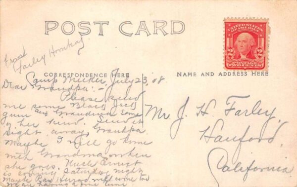 Camp Meeker California Residence Exterior House Real Photo Postcard AA87425 - Image 2