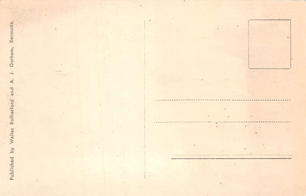 Hamilton Bermuda Harbor Scene Birds Eye View Real Photo Postcard AA87456 - Image 2