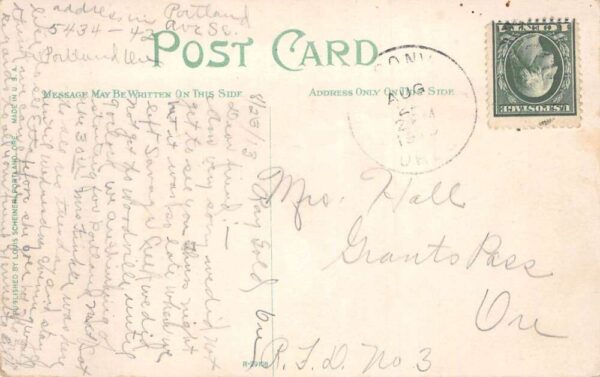 Klamath Oregon Klamath Kill Duck Hunting Black Lab Dog Postcard AA87460 - Image 2
