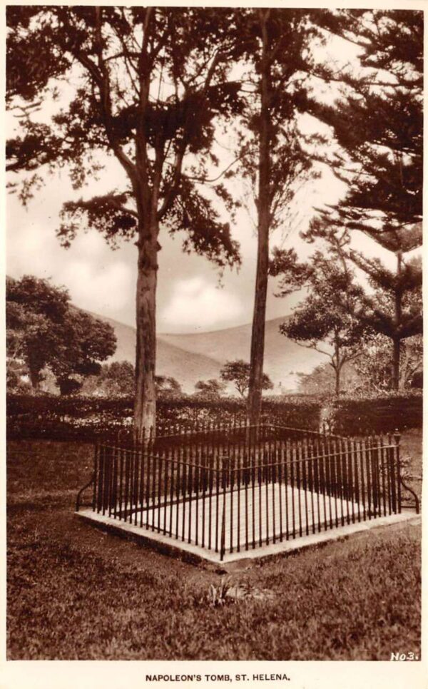 St Helena Island Napoleons Tomb Real Photo Vintage Postcard AA87581