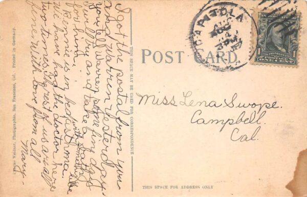 Capitola California Beach and Hotel Scenic View Vintage Postcard AA87587 - Image 2
