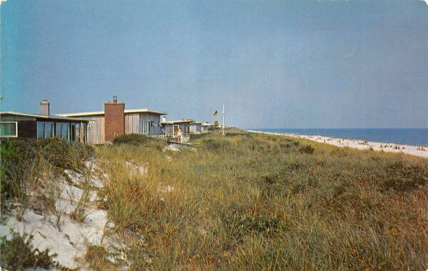 Fire Island New York Davis Park Leja Beach Vintage Postcard AA87590