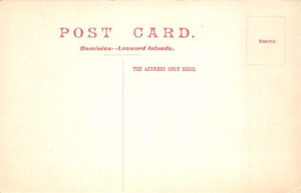 Roseau St George Dominica Kingsland House Vintage Postcard AA87642 - Image 2