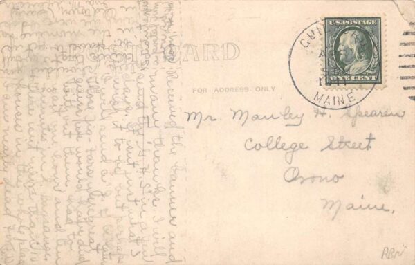 Guilford Maine Hussey Woolen Mills Real Photo Vintage Postcard AA87807 - Image 2