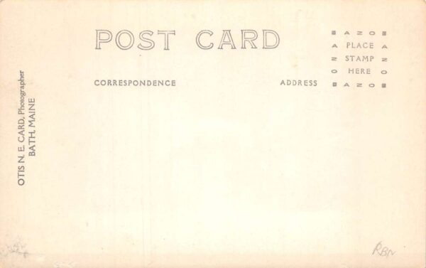 Lisbon Falls Maine Worumbo Mill Entrance Real Photo Postcard AA87808 - Image 2