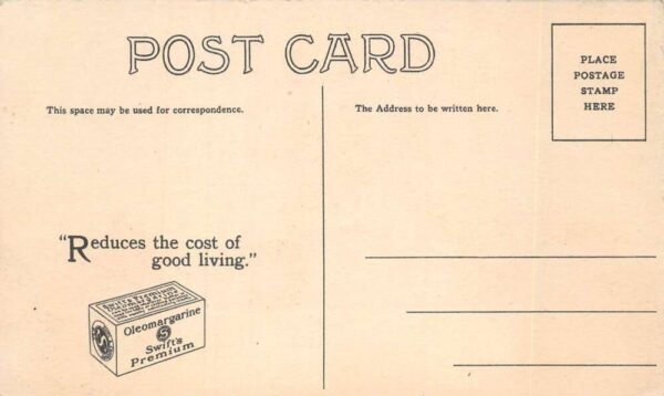 Swifts Premium Oleomargarine Old King Cole Food Ad Vintage Postcard AA87828 - Image 2