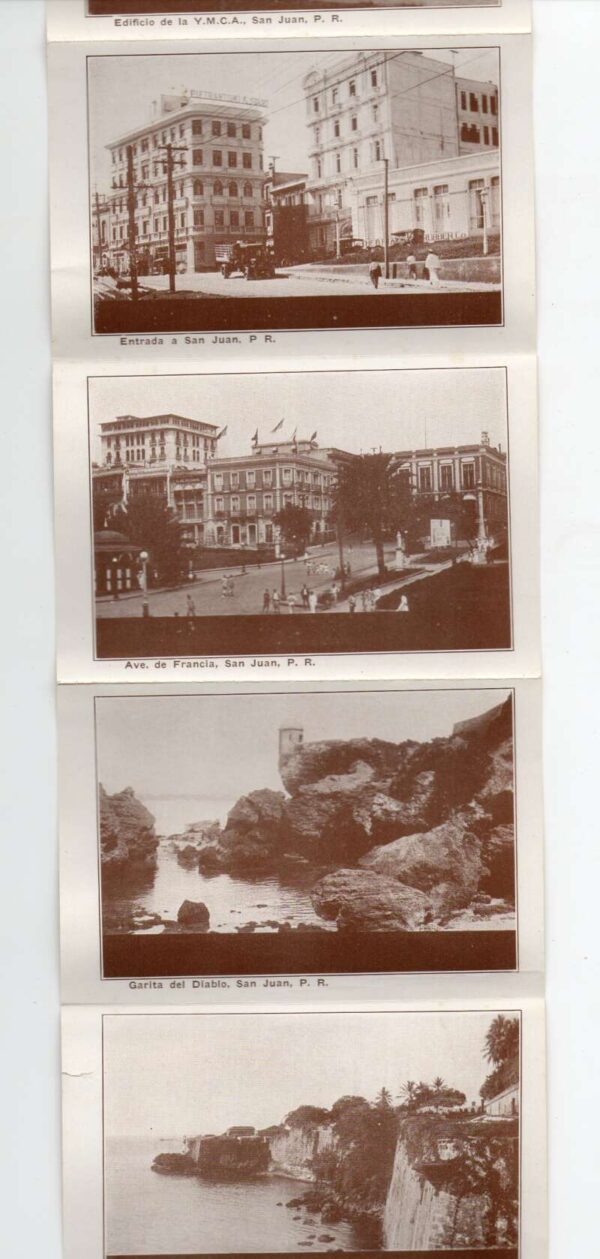 San Juan Puerto Rico 16 Views Buildings Etc Mini Vintage Postcard Folder AA87831 - Image 4