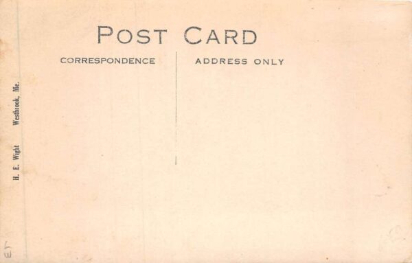 Westbrook Maine Two Men in Workshop Real Photo Vintage Postcard AA88031 - Image 2