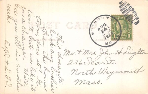 Monmouth Maine Business District Street Scene Real Photo Postcard AA88037 - Image 2