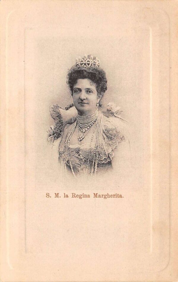 Queen of Italy Regina Margherita Royalty Vintage Postcard AA88053