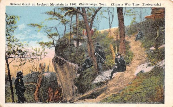 Chattanooga Tennessee General Grant on Lookout Mt Vintage Postcard AA88065