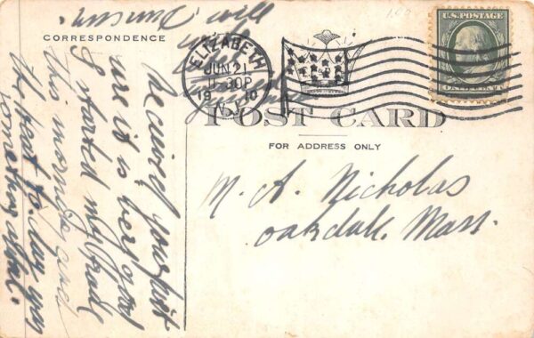 South Beach Staten Island New York Happy Land Park Vintage Postcard AA88081 - Image 2