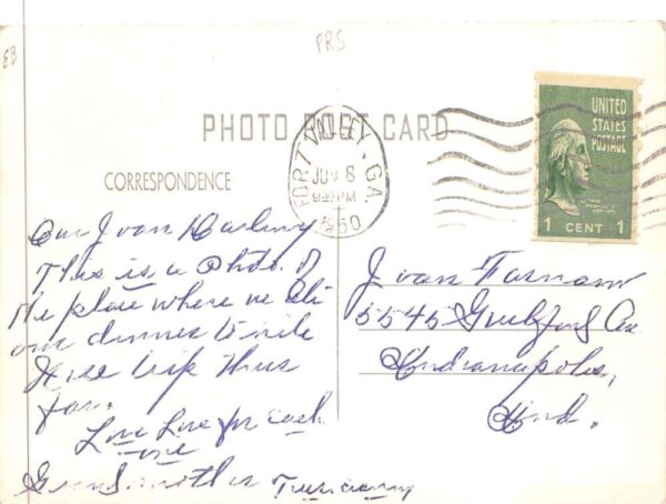 Monteagle Tennessee Harveys Cafe and Gas Station Real Photo Postcard AA88208 - Image 2