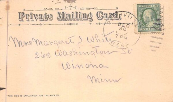 St Georges Bermuda Tom Moores Home Private Mail Vintage Postcard AA88243 - Image 2