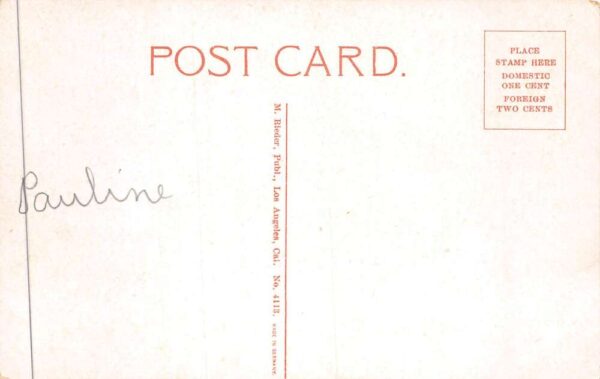 Coeur d'Alene Idaho Boat on Lake Electric Line Ad Vintage Postcard AA88245 - Image 2
