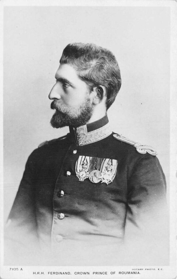 Crown Prince of Romania HRH Ferdinand Real Photo Vintage Postcard AA88276