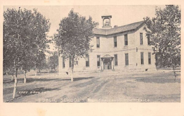 Carlsbad New Mexico Public School Vintage Postcard AA88298