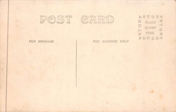 Winter Scene Man on Sail Sled Real Photo Vintage Postcard AA88335 - Image 2